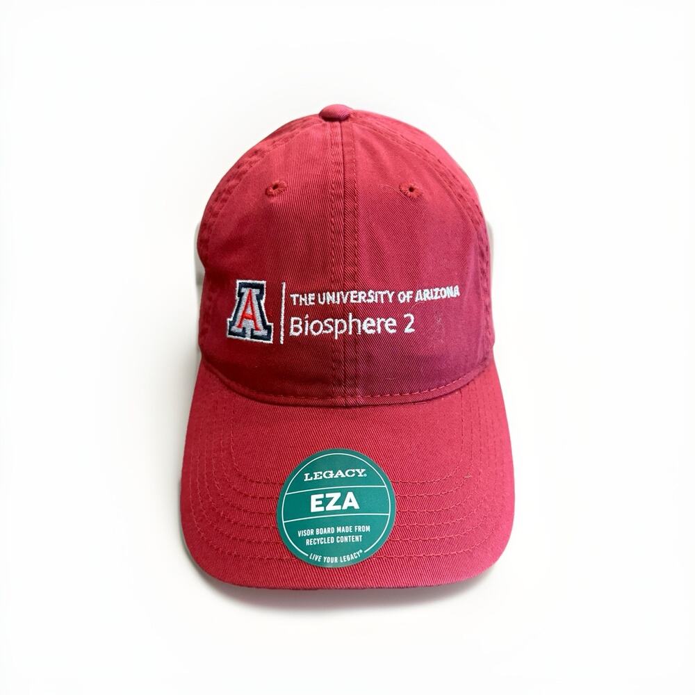 Legacy Unisex Red The University Arizona Wildcats Biosphere 2 Strapback Hat NWT